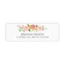 Search for rose return address labels Pretty