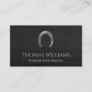 Search for farrier business cards Equestrian