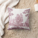 Search for red toile pillows French