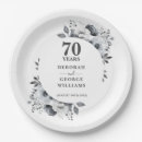 Search for 70th wedding anniversary paper plates Vow renewal
