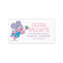 Search for sesame street return address labels Abby cadabby