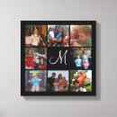 Search for monogram canvas prints Family photo collage