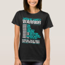 Search for cervical cancer tshirts Teal