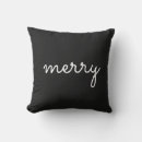 Search for black and white christmas pillows Simple