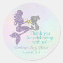 Search for mermaid baby shower stickers Teal