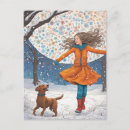 Search for winter postcards Colorful