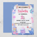 Search for mermaid 2nd birthday invitations Rainbow