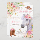 Search for horse birthday invitations Cowgirl party