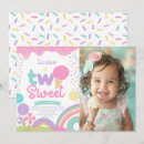 Search for rainbow candy land invitations For kids