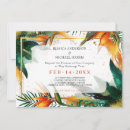 Search for bliss wedding invitations Watercolor