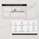 Search for microblading aftercare business cards Eyebrows