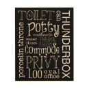 Search for funny bathroom art Toilet