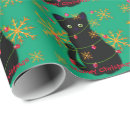 Search for cat wrapping paper Christmas lights