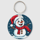 Search for snowman keychains Santa