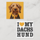 Search for dachshund dog business cards Funny