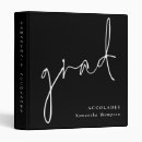 Search for graduation binders Black and white