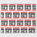Search for marathon runner wrapping paper Sport