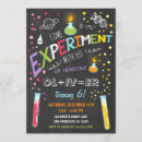 Search for science lab invitations Girl science party