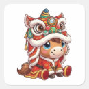 Search for chinese new year stickers Red gold