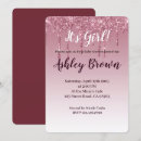 Search for bling baby shower invitations Glitter