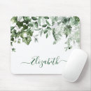 Search for green leaves mousepads girly