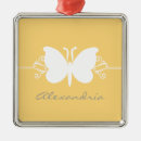 Search for yellow butterflies ornaments Elegant