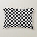 Search for black white checkered pillows Monochrome