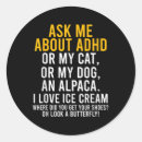 Search for ask me about stickers Adhd