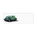 Search for classic car return address labels Old