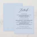 Search for information wedding enclosure cards Accommodations