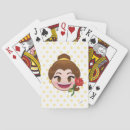 Search for beauty and the beast playing cards Trendy