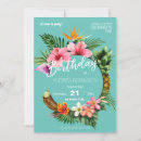Search for hawaiian birthday invitations Beach