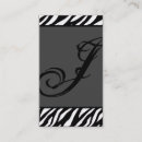 Search for zebra print business cards Pattern