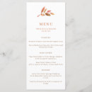 Search for elegant wedding menus Leaves