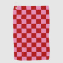 Search for hot pink golf towels Checkered