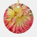 Search for dahlia flower ornaments Yellow