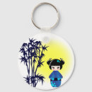 Search for japanese kokeshi doll keychains Kawaii