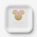 Search for minnie mouse paper plates Polka dots
