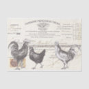 Search for vintage rooster tissue paper French