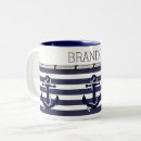 Search for white and navy blue pattern coffee mugs For him