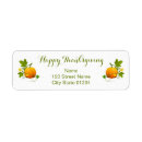 Search for thanksgiving return address labels Pumpkin