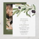 Search for olive branch wedding invitations Mediterranean