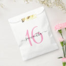 Search for sweet 16 favor bags Feminine
