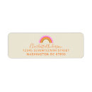 Search for rainbow return address labels Simple