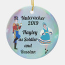 Search for nutcracker soldier ornaments Ballet