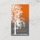 Search for oak tree business cards White