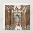 Search for pine cone bridal shower invitations Rustic