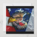 Search for american flag invitations Bald eagle