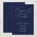 Search for blue engagement party invitations Rustic