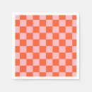Search for checkerboard napkins Retro